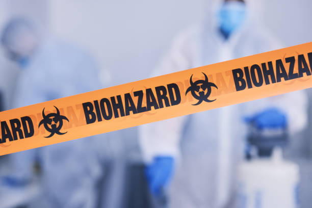 Professional Biohazard technician working in Webster, FL